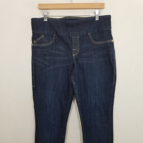 Rock & Republic The Slimming Denim Cure X Pull-On Stretch Jeans Blue Size 16M - Picture 2 of 8